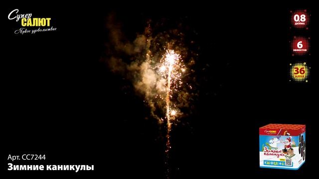 СС7244 Зимние каникулы ФЕЙЕРВЕРК КАЛИБР 0,8 ЗАЛПОВ 36 смотреть онлайн