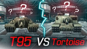 T95 vs Tortoise в Tanks Blitz! Кто круче? | РЕАКЦИЯ