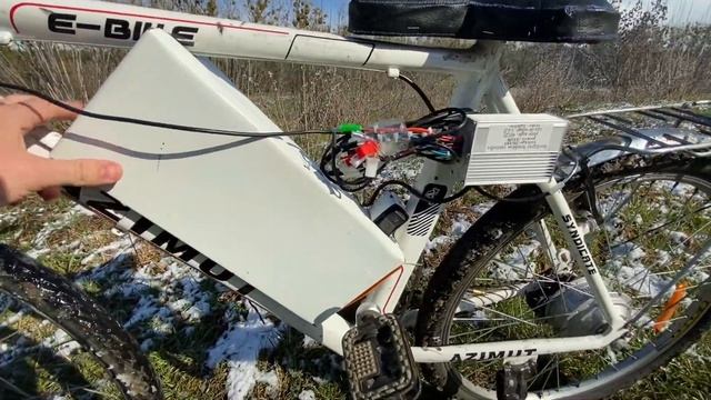 Тест-драйв электровелосипеда с новой ручкой газа смотреть онлайн