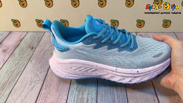 Кроссовки Barbaris со шнуровкой и нежно-розовой подошвой ?