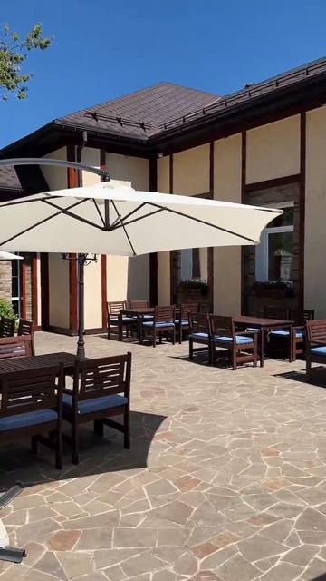 Уличные зонты для летней веранды | Уличная терраса кафе смотреть онлайн