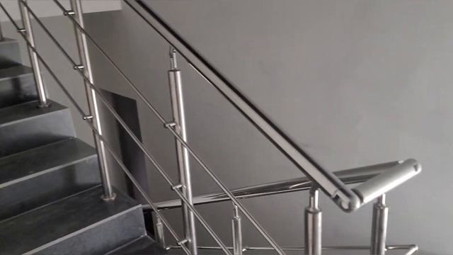 Перила из нержавеющей стали с закольцовкой поручней смотреть онлайн