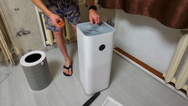 Очистка воздухоочистителя Xiaomi Smart Air Purifier 4 Pro