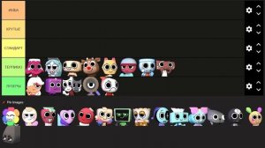 ТИР ЛИСТ ВЫЖИВАНИЯ 8 ТУНОВ в игре Мир Денди роблокс | Dand