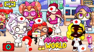 АНЯ В БОЛЬНИЦЕ С НЕИЗВЕСТНОЙ БОЛЕЗНЬЮ 🏥 Аватар Ворлд МНОГО ВРАЧЕЙ 💕