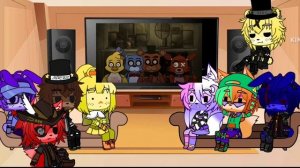 Реакция Фнаф 1 и моих друзей на "Пять ночей у Фредди с Хордом" 🐻🐰🐥🦊 /ГАЧА КЛУБ\