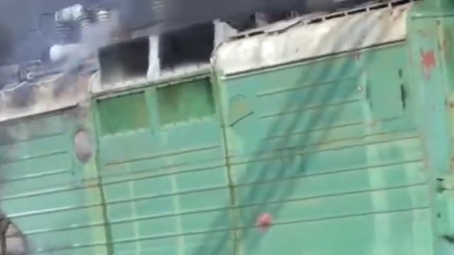Локомотив горит