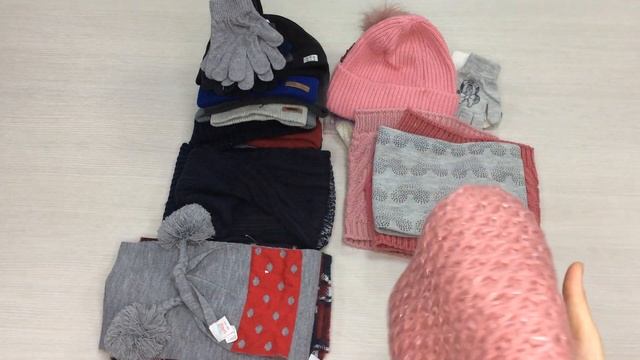 🍓стд33шв.1. Шапки, шарфы, варежки зима OVS сток (4-10лет) смотреть онлайн