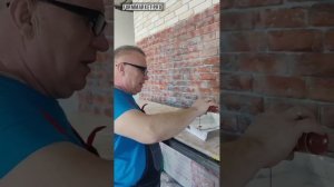 Видеоурок Эффект старого кирпича 👍 колер+лак+валик . ?