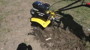 Мотоблок бензиновый Huter МК-1000 работа