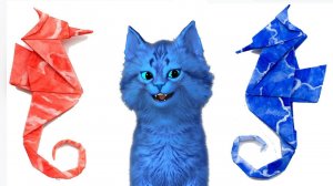 ФИКСИКИ СОБИРАЕМ ОРИГАМИ С КОТЕНКОМ АЛЬБО  🐱 ДЕТСКАЯ РАЗВИВАЮЩАЯ ИГРА #63