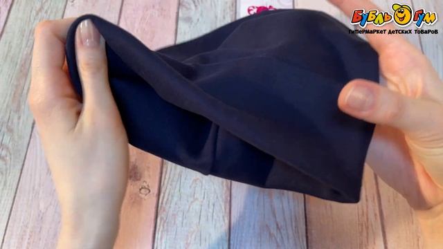 Шапка с подворотом черная смотреть онлайн