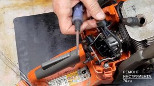 Бензопила Husqvarna (Хускварна) 135 X TORQ Плохо работает и гло?