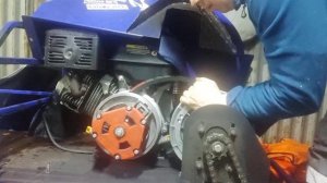 быстрая замена ремня вариатора мотобуксировщик Помор