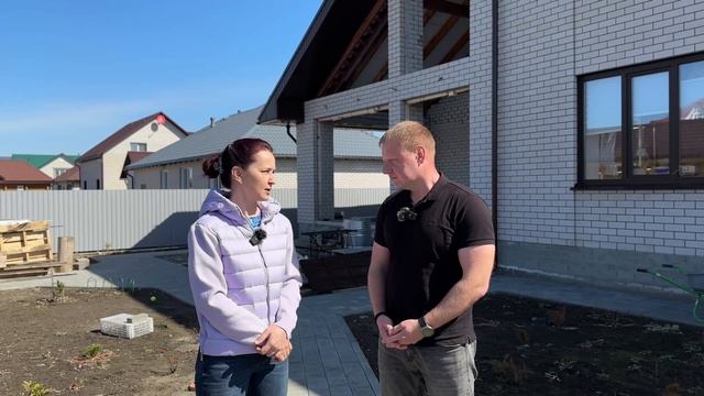 Обзор двухэтажного кирпичного дома. Приехали в гости к нашим клиентам. смотреть онлайн