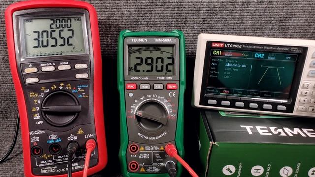 TESMEN TMM-569A: мультиметр с функцией определения последова смотреть онлайн