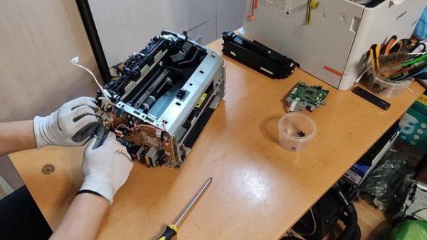 Canon i-SENSYS LBP3010B - 0000B289UDgx / Разборка и Подготовка к ТО