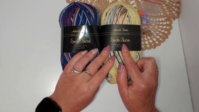 Обзор Носочной Пряжи Socks Yarn   . Avanti Yarn.