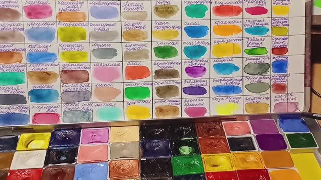 Хобби влог Организация акварели смотреть онлайн