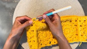 Джемпер из бабушкиных квадратов