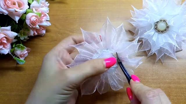 Бантики из органзы 2.5см смотреть онлайн