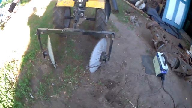 Дисковый окучник  Доработка