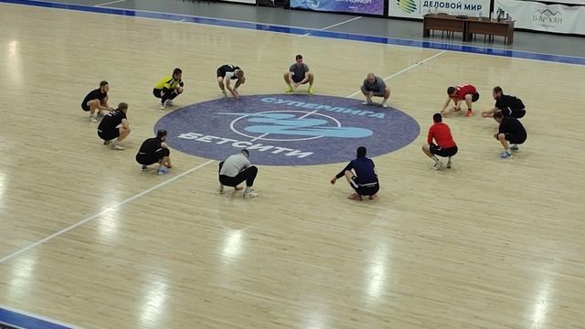 Тренировка любительской команды | Футзал | Разминка | 2 смотреть онлайн