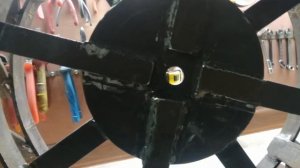 часть пятая. Изготовление колеса для мотоокучника.