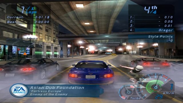 Need For Speed: Underground (Walkthrough) - Crosstown Dash смотреть онлайн