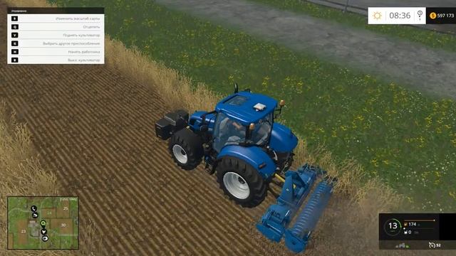 Мод культиватора Lemken Zirkon 10/300 для Farming Simulator 2015 смотреть онлайн