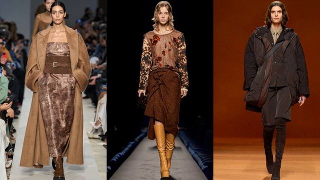 САМЫЙ МОДНЫЙ ЦВЕТ 2024 СТИЛЬНЫЙ ГАРДЕРОБ С КОРИЧНЕВЫ