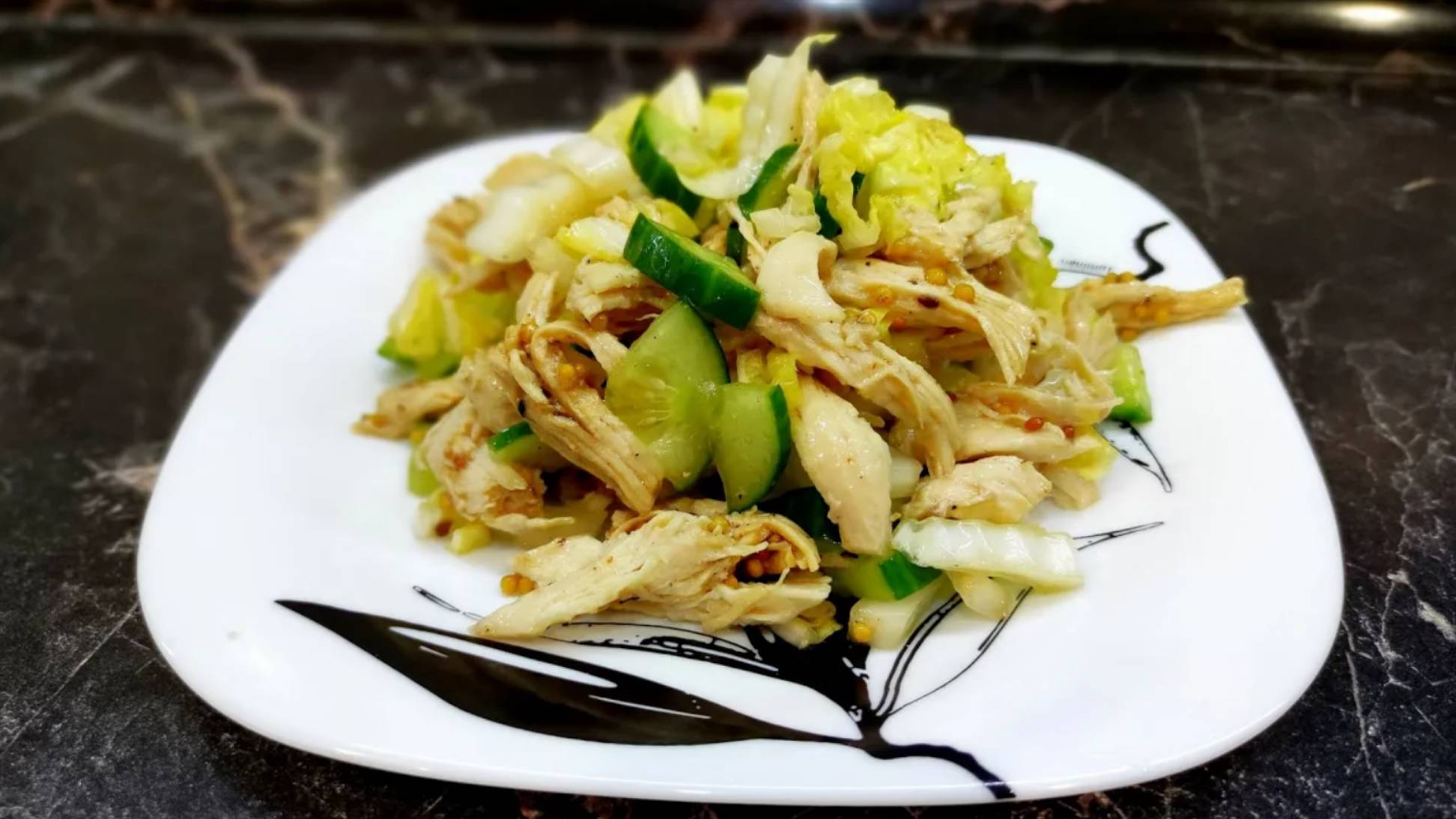 ПП Салат. Простой но эффективный. Рецепт салата для похудения. смотреть онлайн