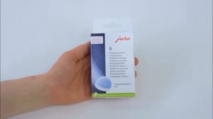 Очистка кофемашины от кофейных масел JURA E6 Официальный канал