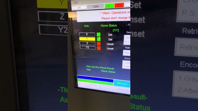Настройка абсолютных энкодеров на Syntec смотреть онлайн