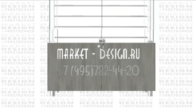 Стеклянная витрина с экономпанелью с подтоварной тум? смотреть онлайн