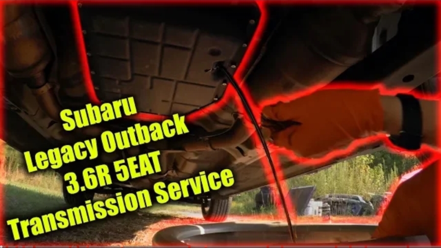 Обслуживание коробки передач Subaru Legacy Outback 3.6R 5EAT смотреть онлайн