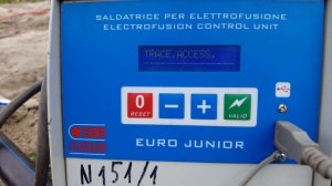 Сварка ПНД трубы 32 мм.