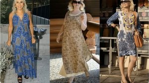 ИЗУМИТЕЛЬНЫЕ ПЛАТЬЯ ДЛЯ ЖЕНЩИН 50+ ВЕСНА-ЛЕТО 2025💖