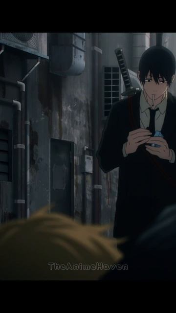 Мужик Есть?😂| Человек Бензопила #аниме #анимемоменты #