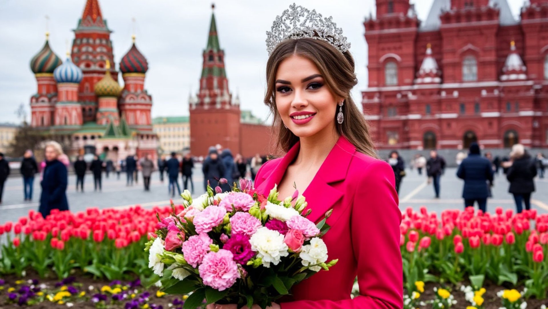 Цветущий майский центр Москвы, Прямая трансляция Стрим прогулки прямые эфиры и трансляции по Москве