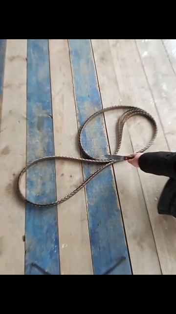 Распаковка ленточных пил #пилорама #wood смотреть онлайн