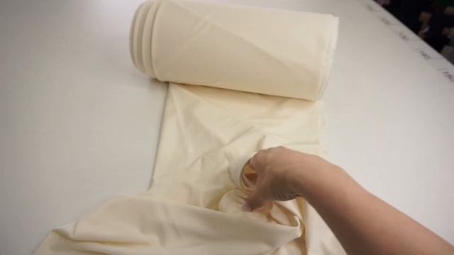 Трикотаж вискоза креп  молочный белый Артикул: BB40486