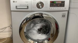 Стирка малого количество темного белья на LG: Быстро 30 4