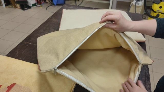 чехол на подушку как правильно пошить.