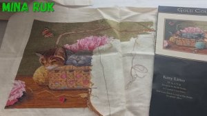 Вышивка. Все мои начатые процессы вышивки на конец мая 25 года.