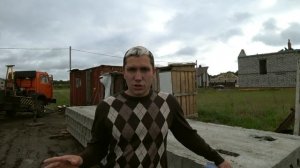 Монтаж плит перекрытия. Строим дом из кирпича 150 кв.м. Серия 4