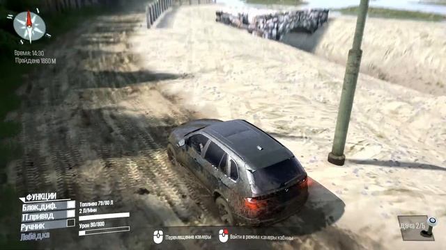 MudRunner Spintires-BMW ПО БЕЗДОРОЖЬЮ