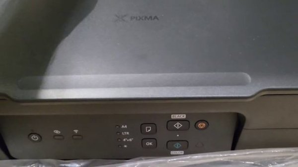 Распаковка и подготовка к работе принтера "CANON PIXMA G3430".