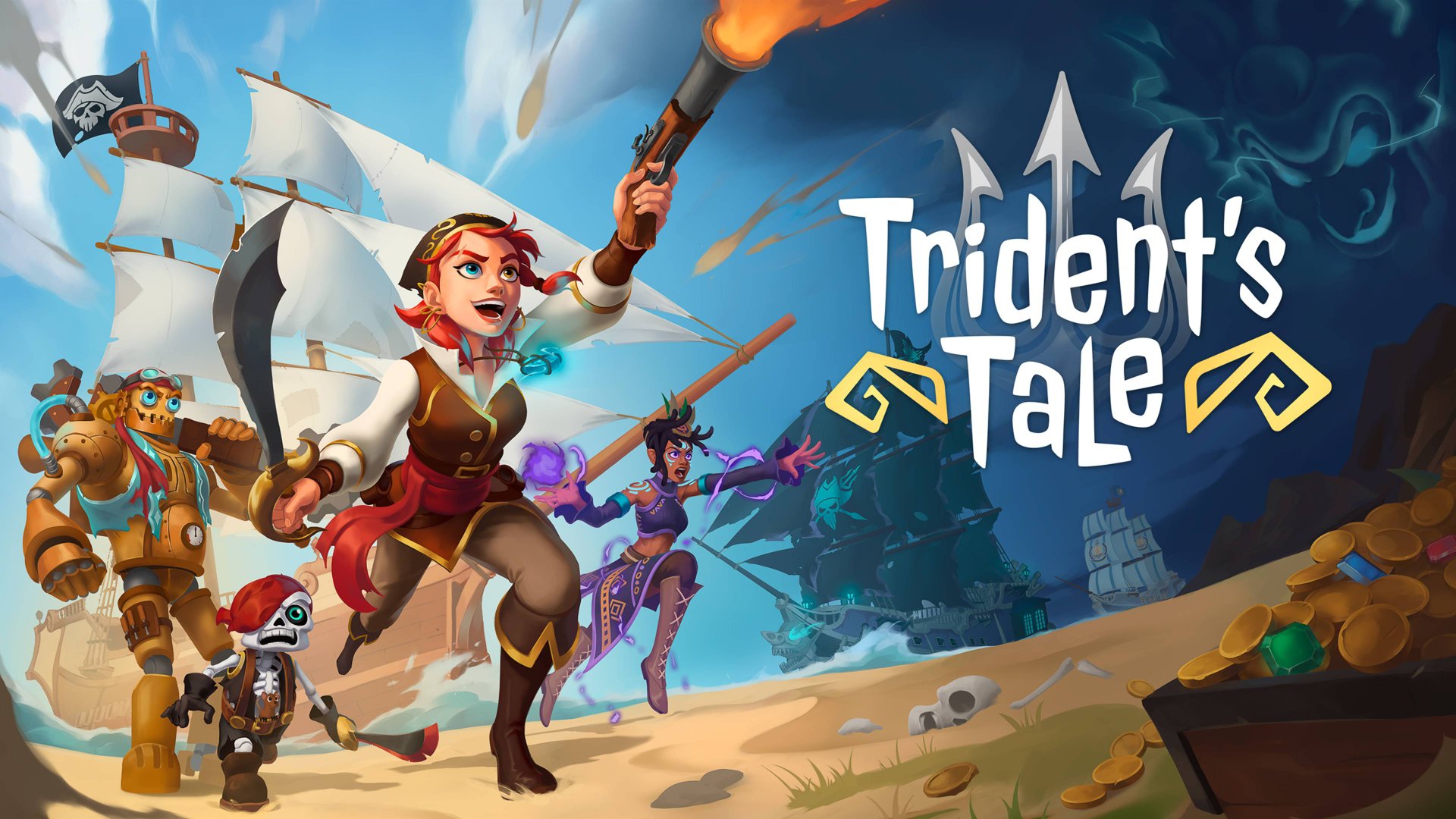 Trident's Tale - ГЕЙМПЛЕЙ - приключенческий экшен смотреть онлайн