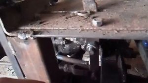 Педальный узел на минитрактор.